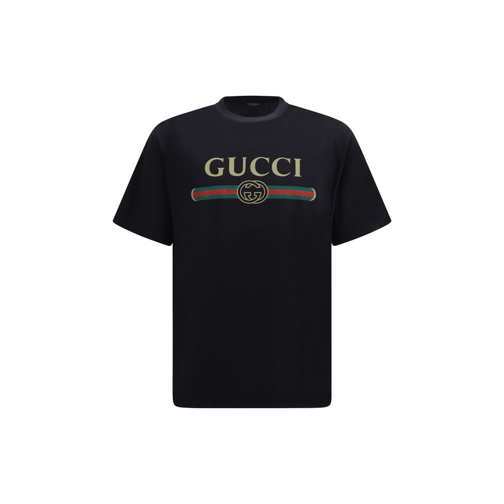 Gucci Black Cotton T-Shirt