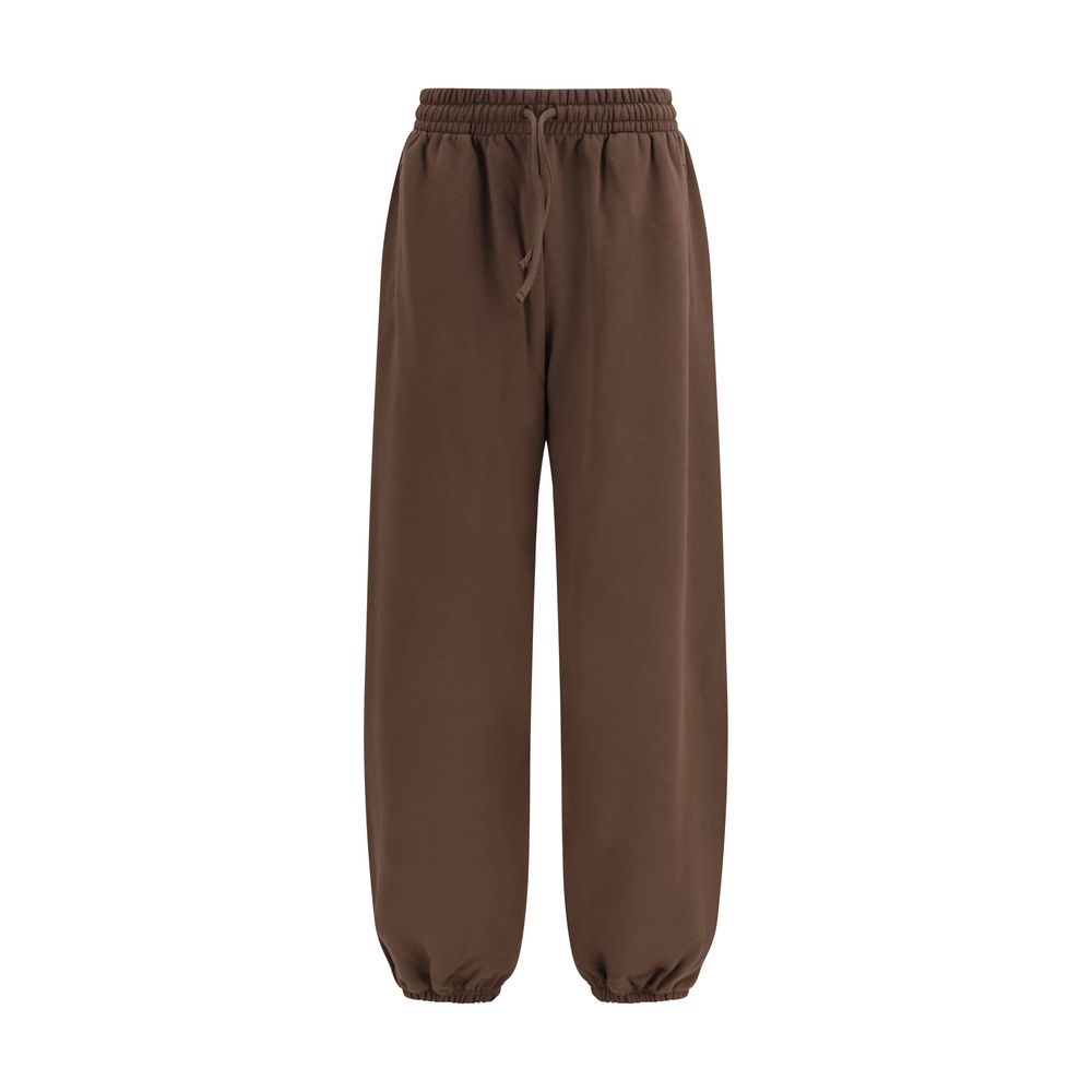 Palm Angels Brown Cotton Joggers (Workout Pants)