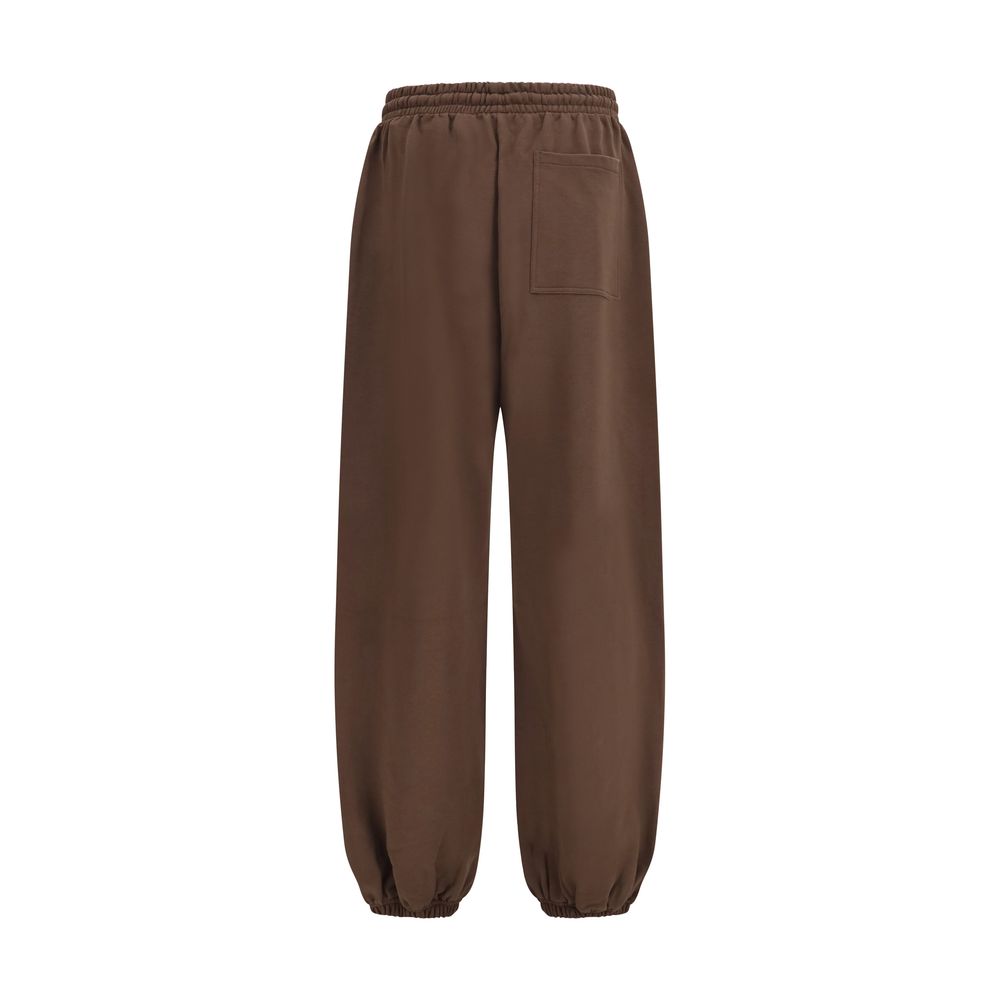 Palm Angels Brown Cotton Joggers (Workout Pants)