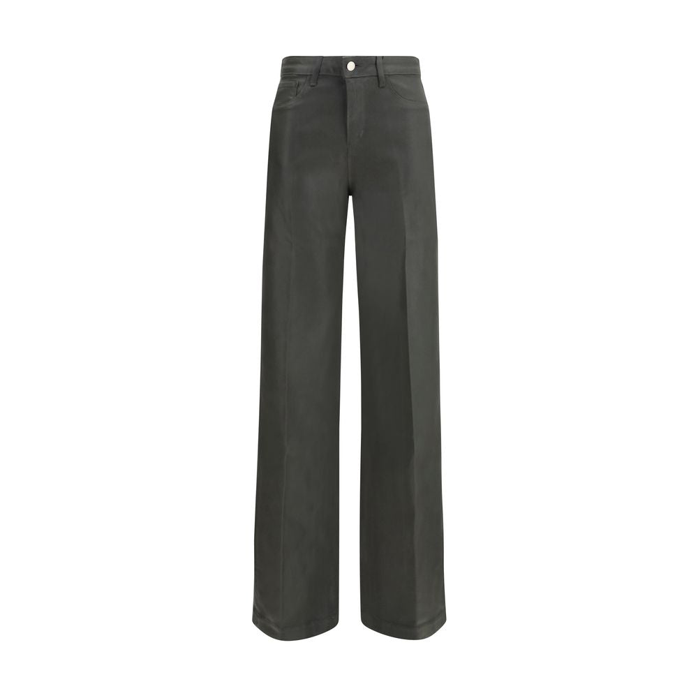 L'Agence Bicolor Cotton Flared Jeans