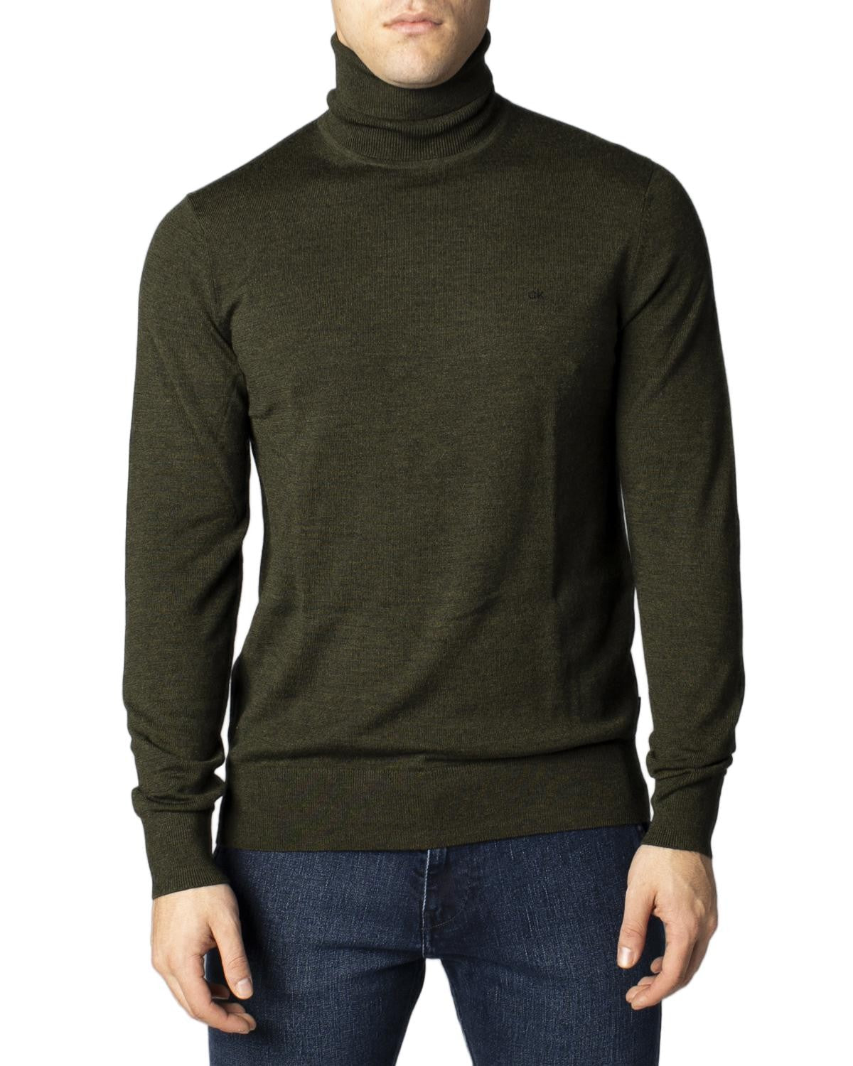 Calvin Klein Jeans Bicolor Cotton Turtleneck