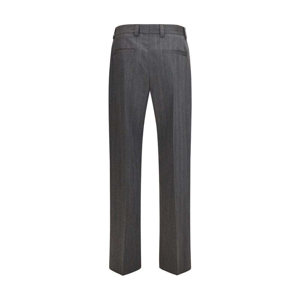 Valentino Garavani Gray Wool Oves Aries Dress Pants