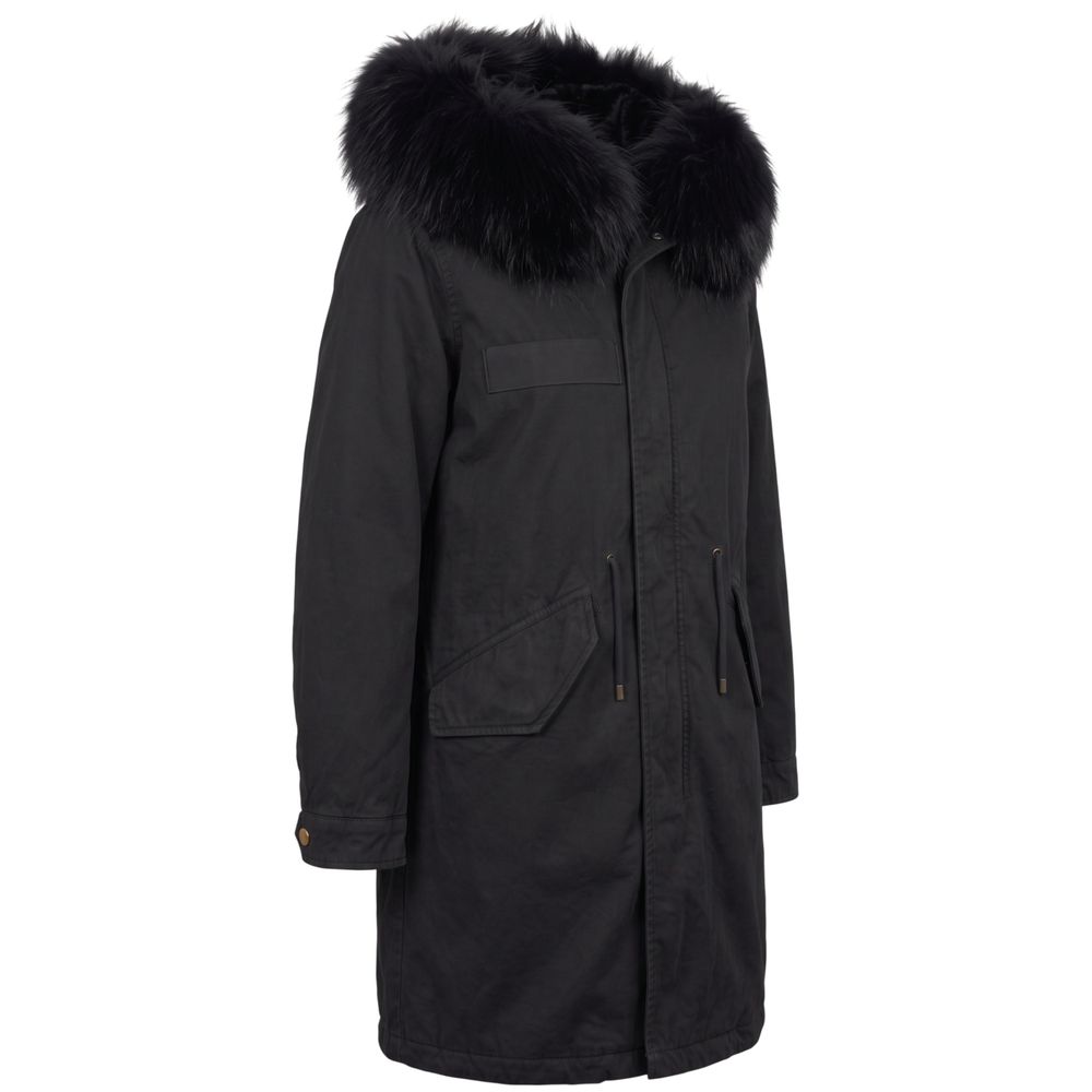 Mr&Mrs Italy Black Cotton Women Jacket