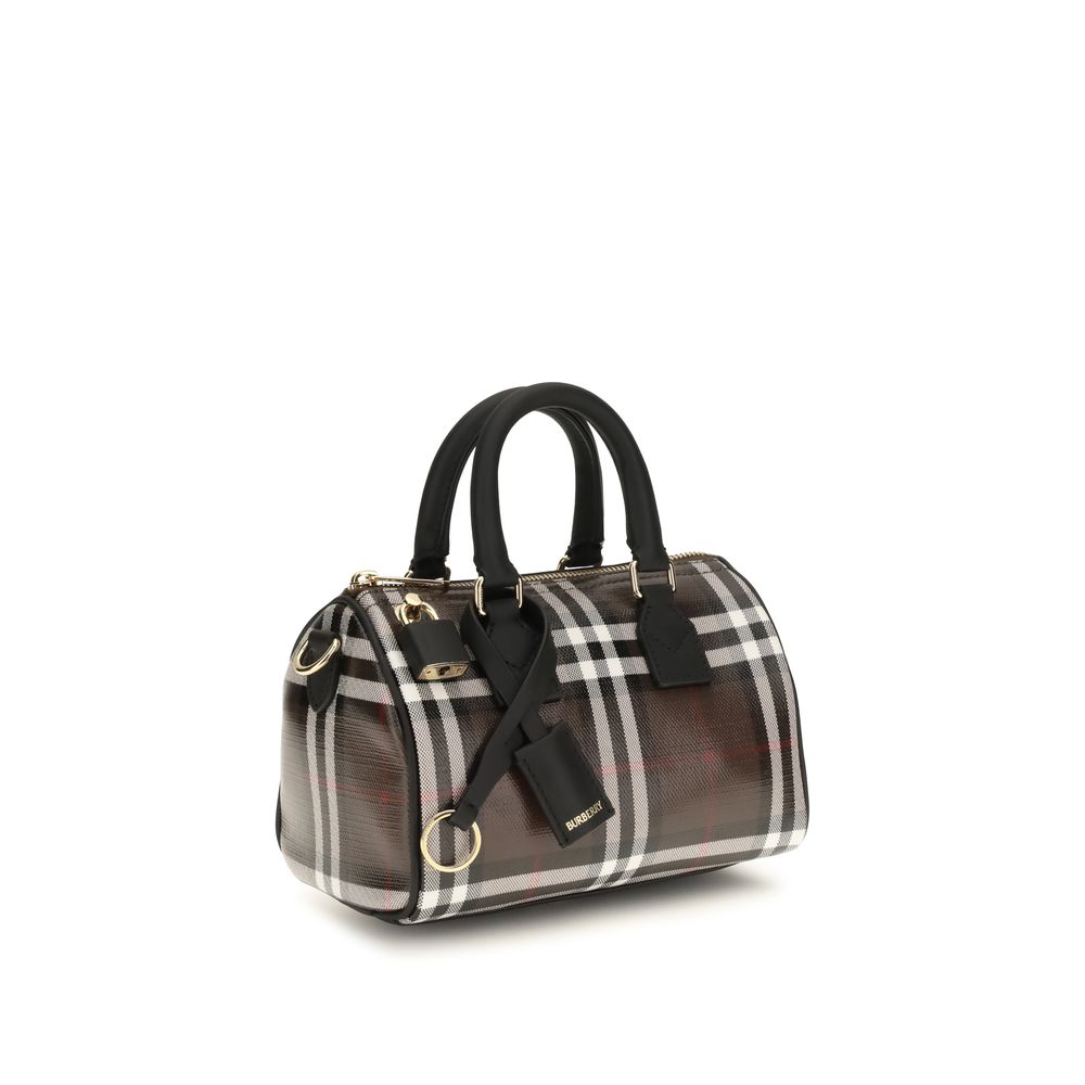 Burberry Brown Cotton Shoulder Bag