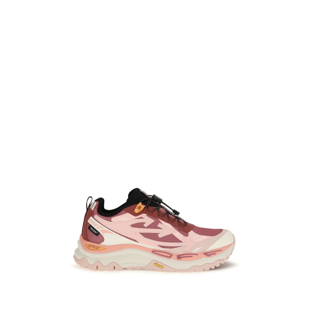 Off-White Multicolor Fabric Athletic Sneakers