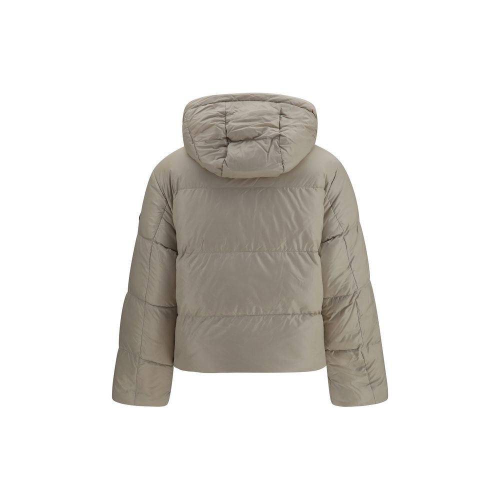 Moose Knuckles Beige Nylon Full-Length Jacket