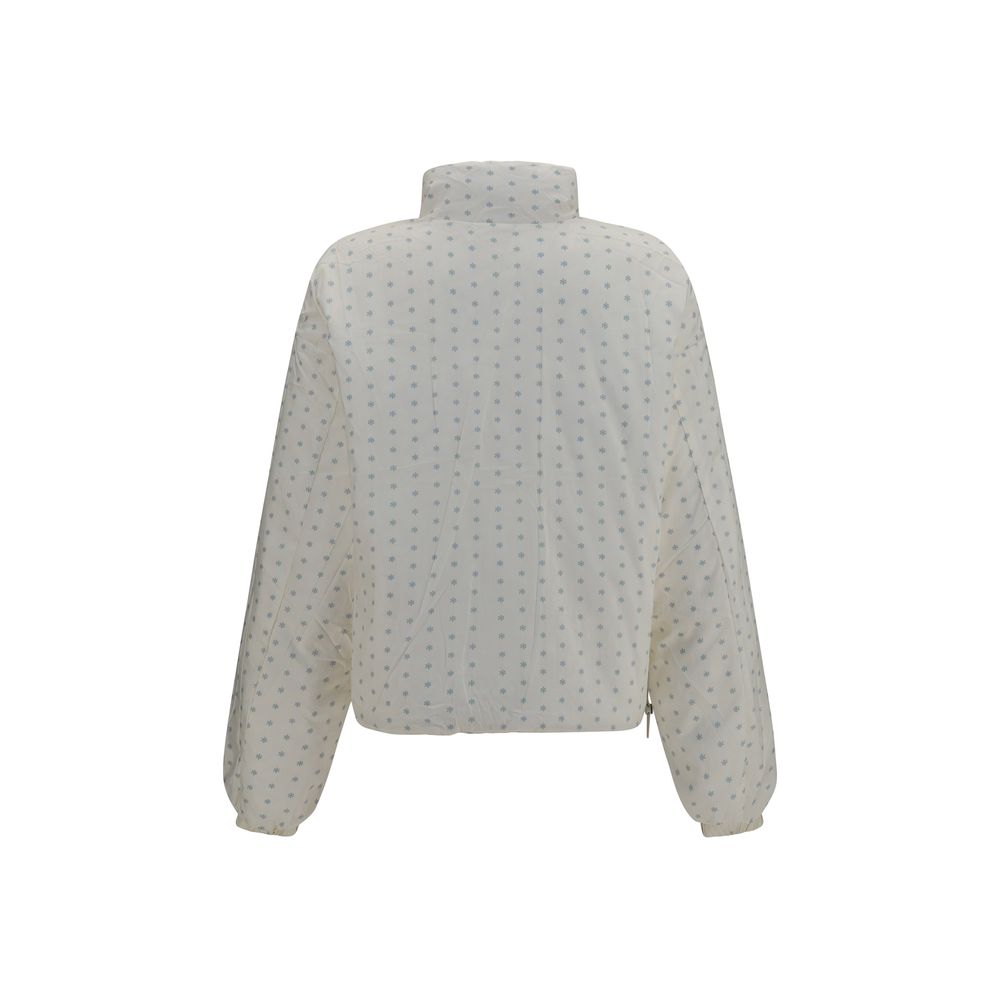 Gongdid Design Beige Polyester Full-Length Jacket