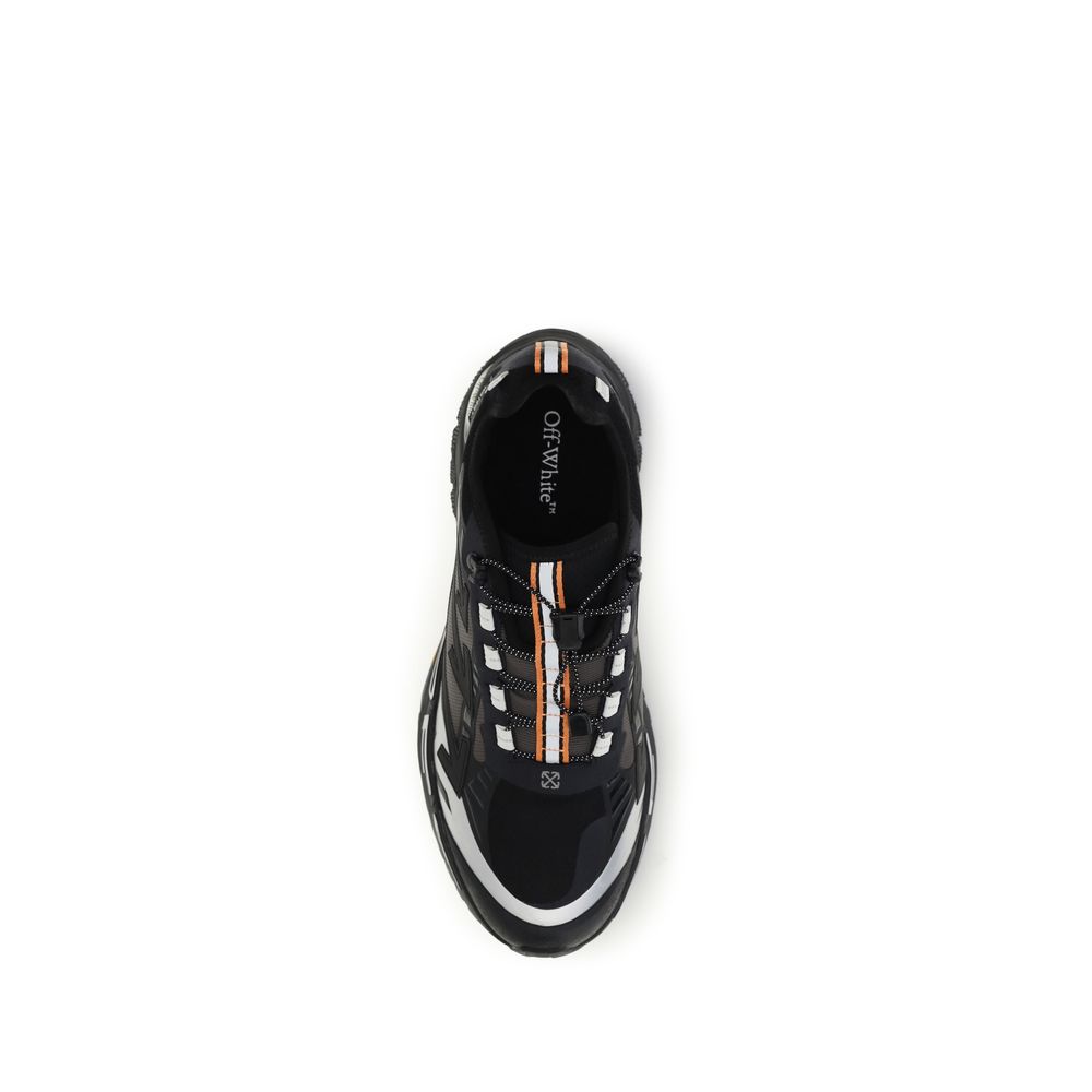 Off-White Black Polyester Athletic Sneakers