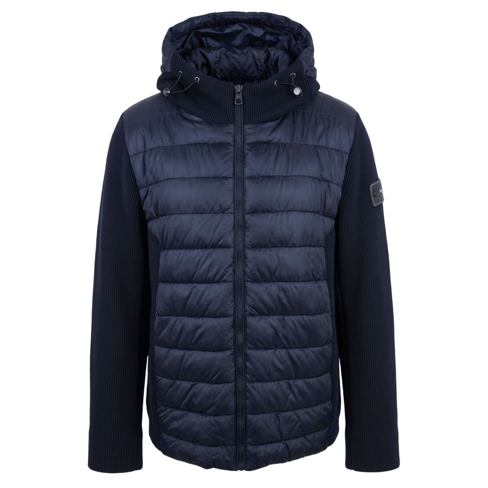 Baldinini Trend Blue Polyester Men Jacket