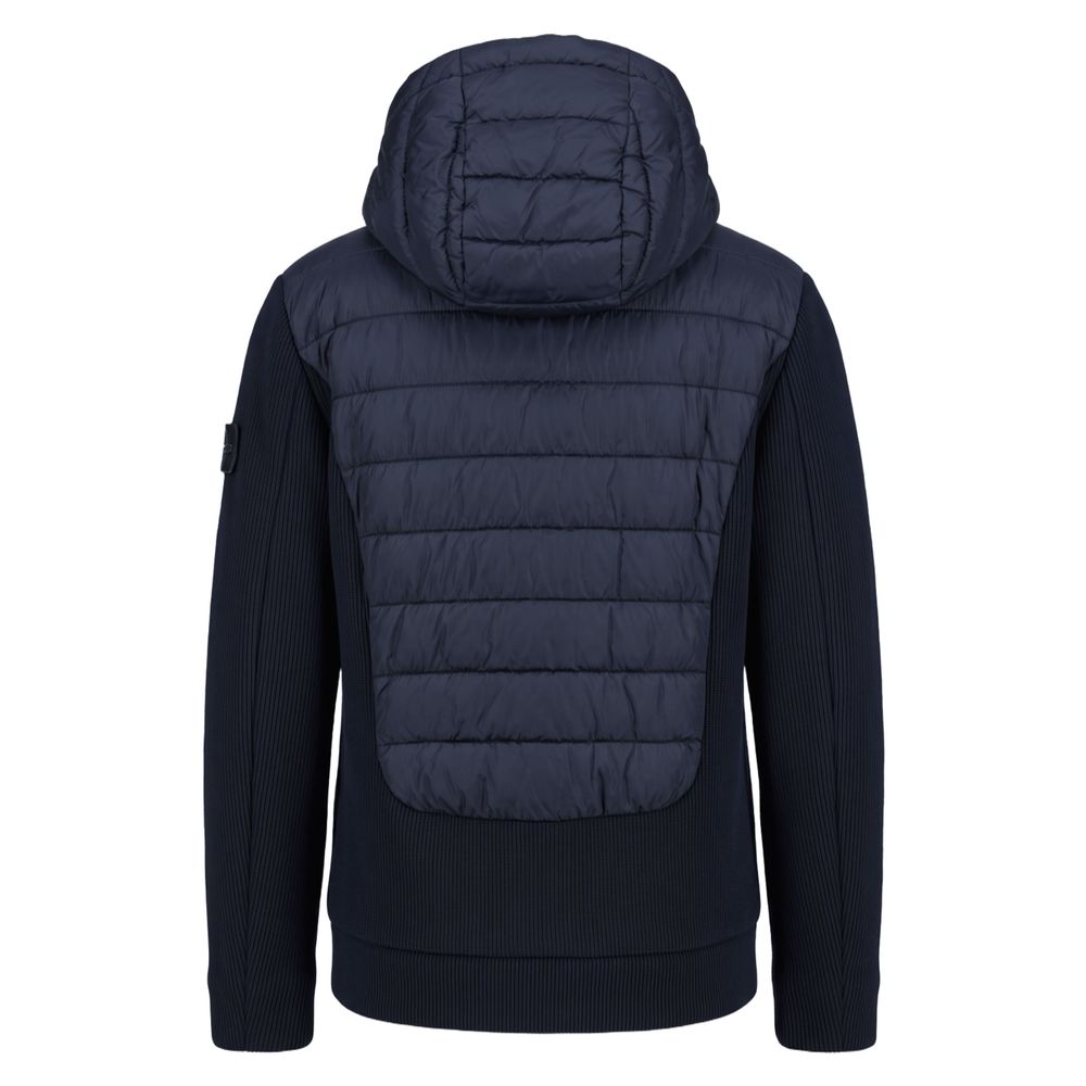 Baldinini Trend Blue Polyester Men Jacket