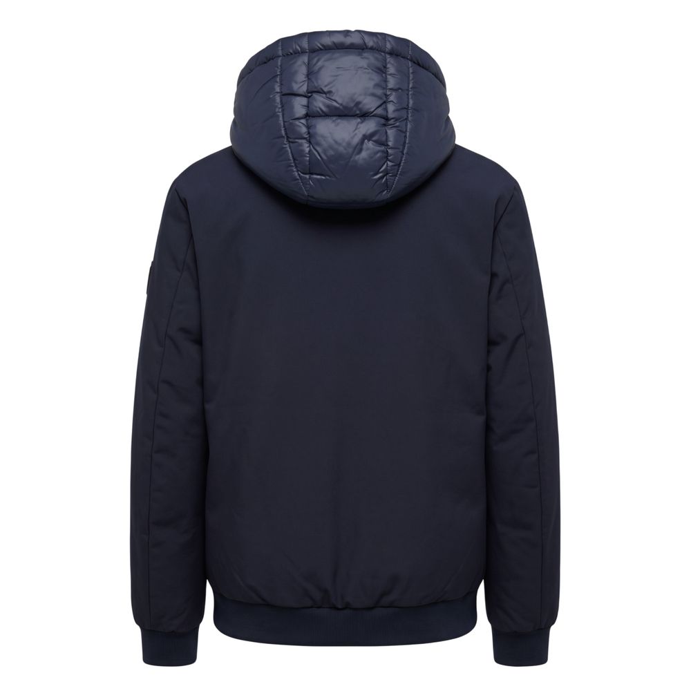 Baldinini Trend Blue Polyester Men Jacket