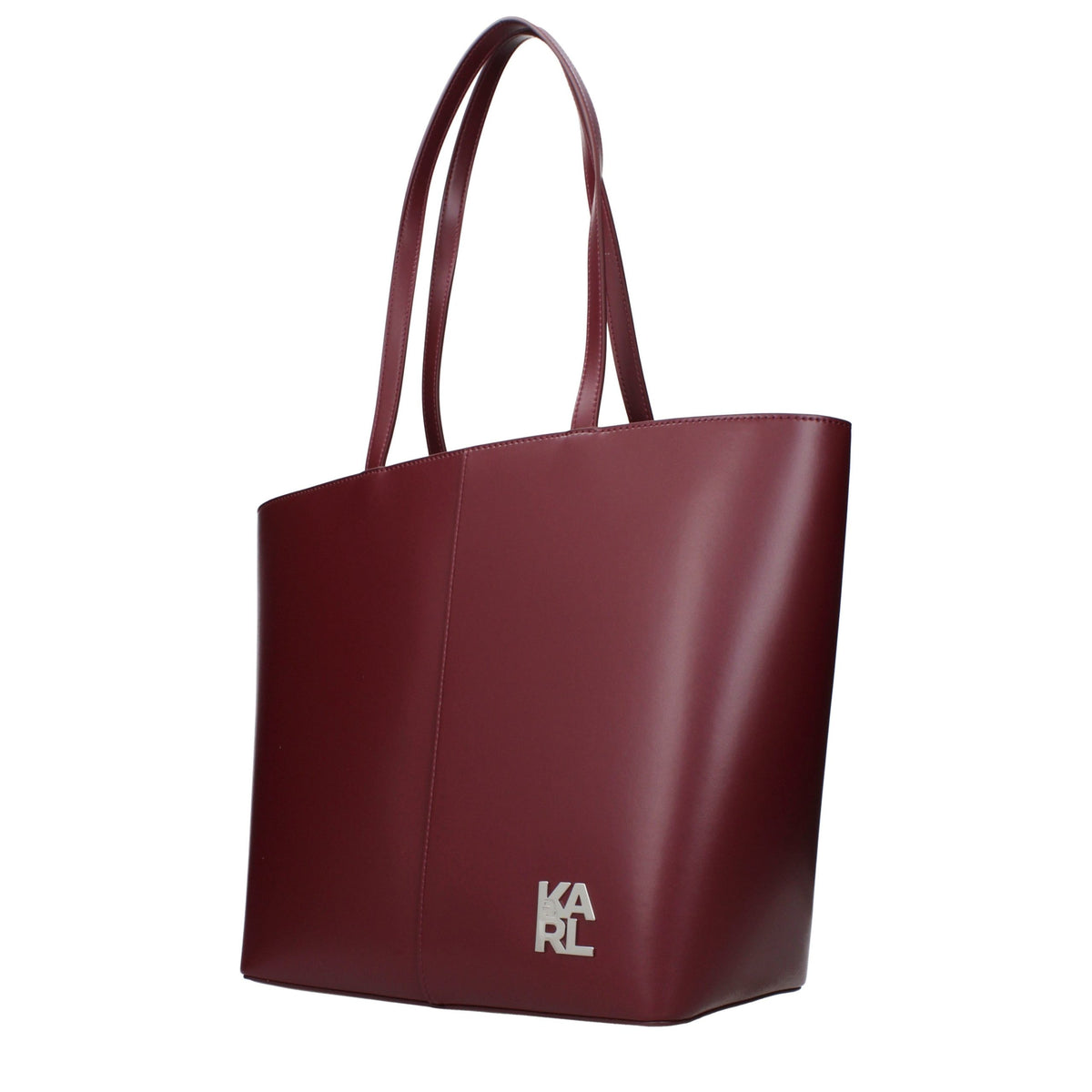 Karl Lagerfeld Red Polyethylene Shoulder Bag