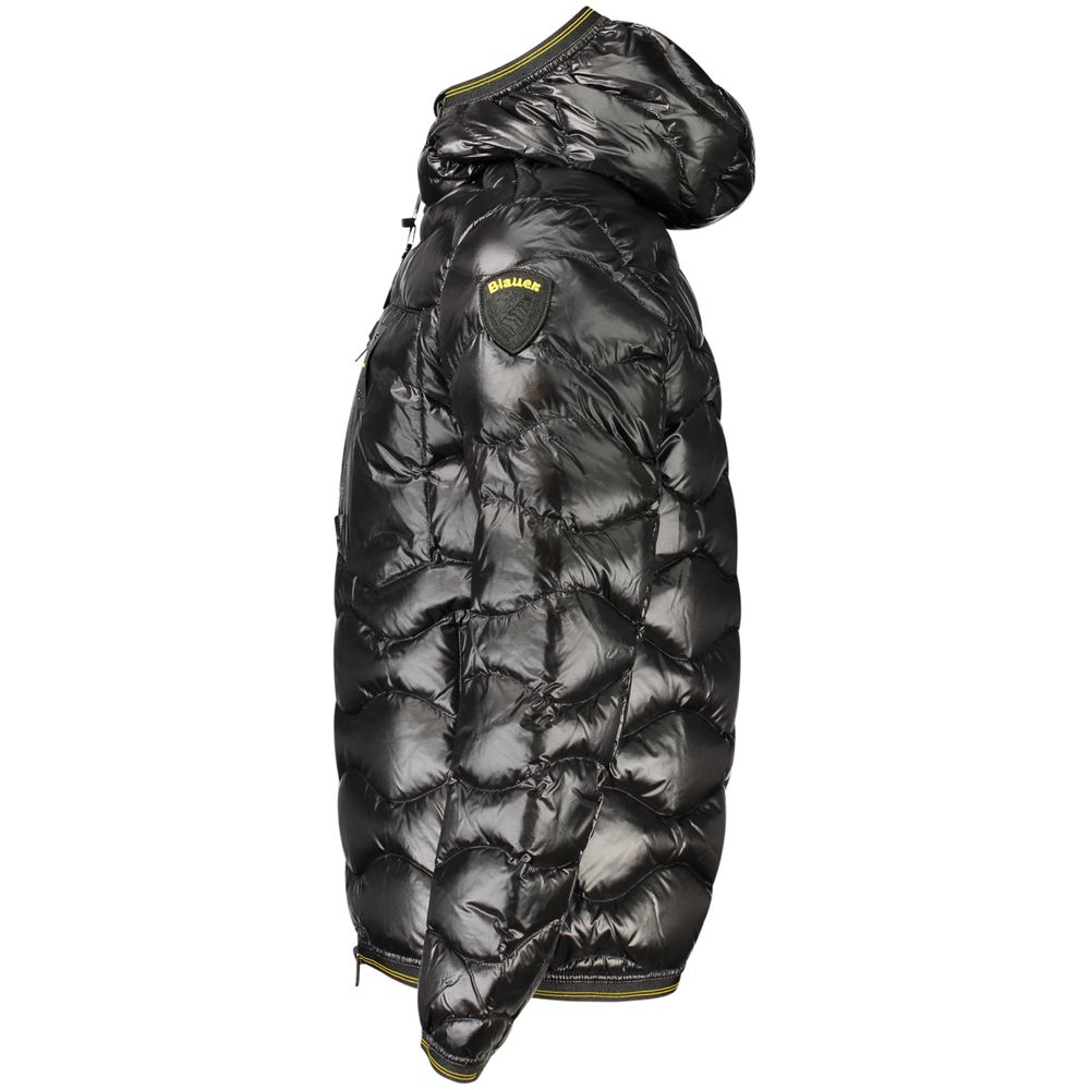 Blauer Black Polyamide Men's Jacket