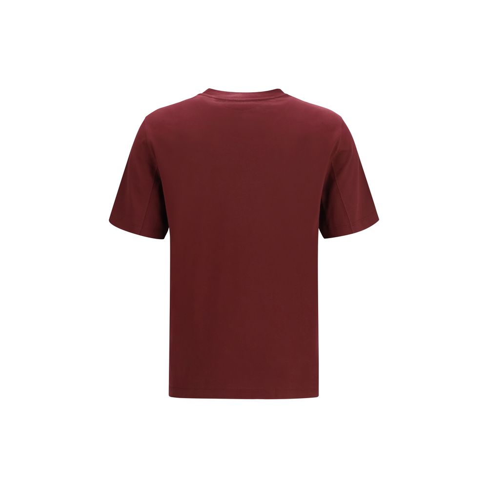 Brunello Cucinelli Bordeaux Cotton T-Shirt