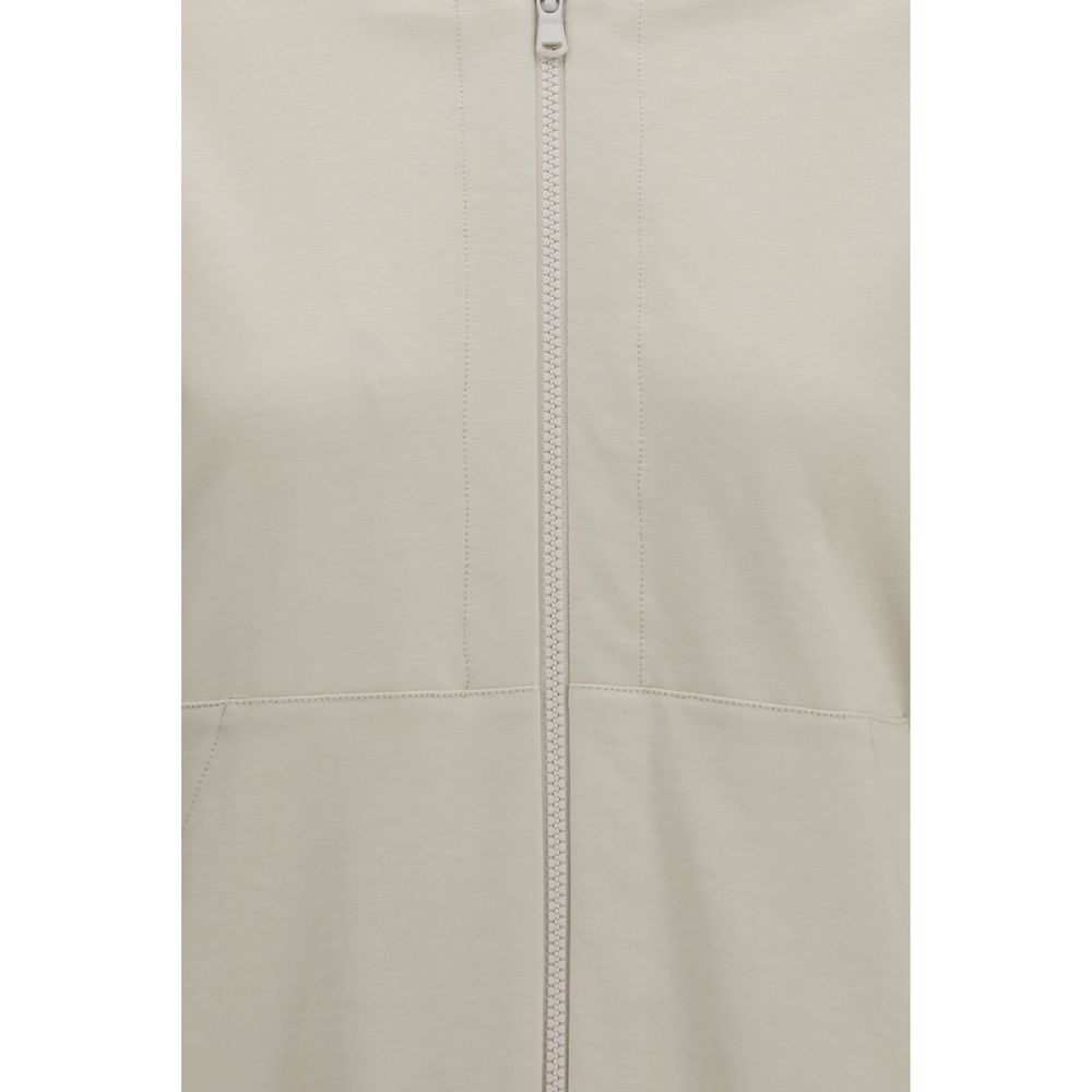 Brunello Cucinelli Beige Cotton Sweatshirt