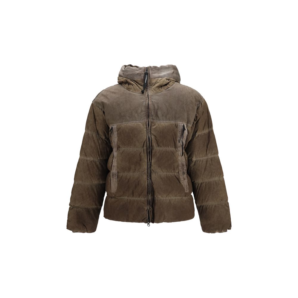 C.P. Company Brown Polyamide Full-Length Jacket