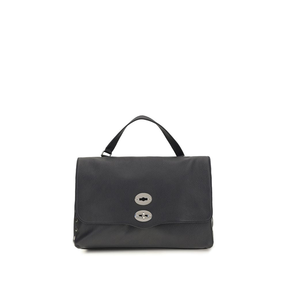 Zanellato Blue Calf Leather Bos Taurus Handbag
