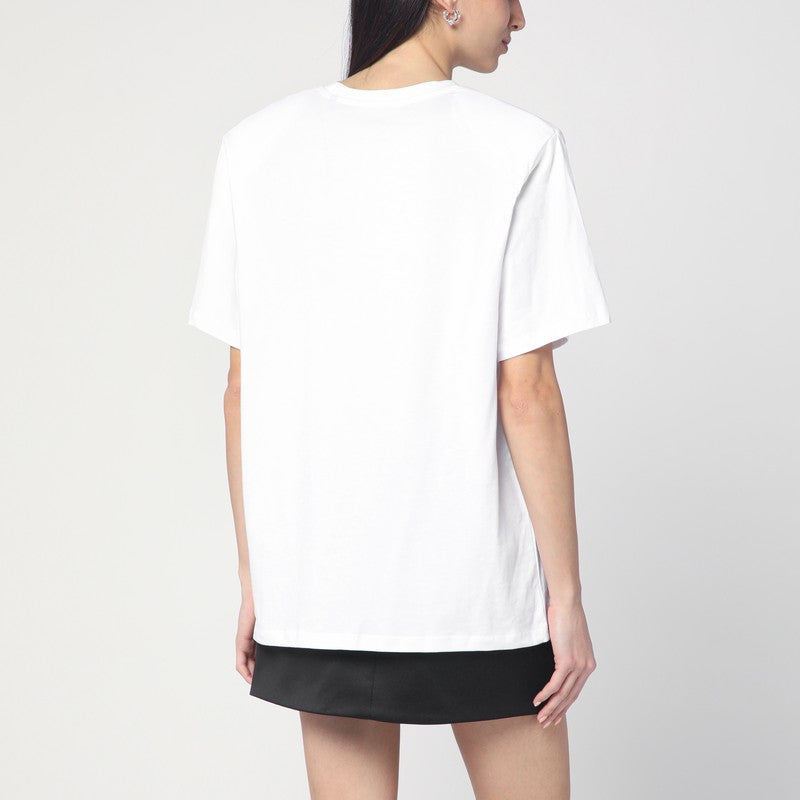 ROTATE Birger Christensen ROTATE Birger Christensen T-shirt over white in organic cotton