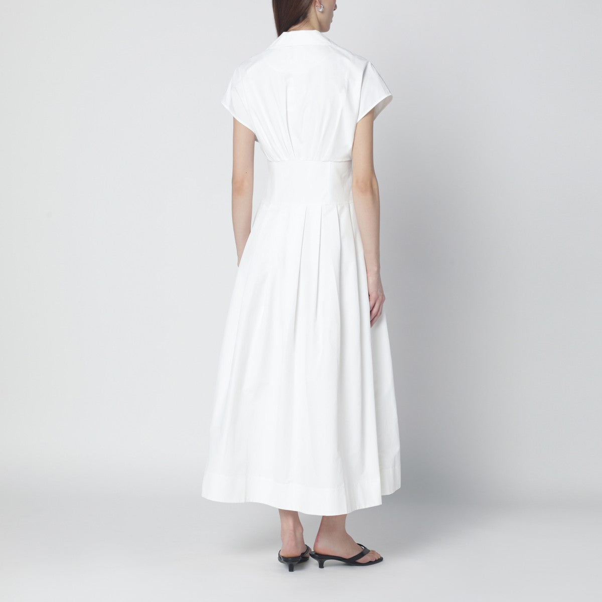 SIMKHAI SIMKHAI Farlow white midi dress
