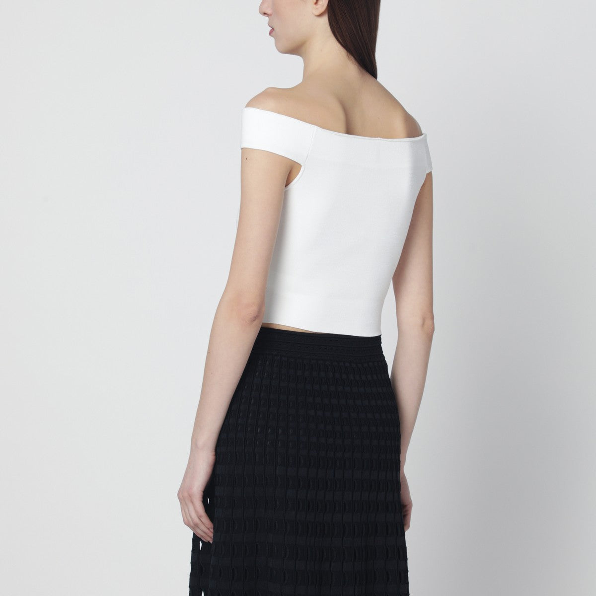 SIMKHAI SIMKHAI Black rayon-blend top