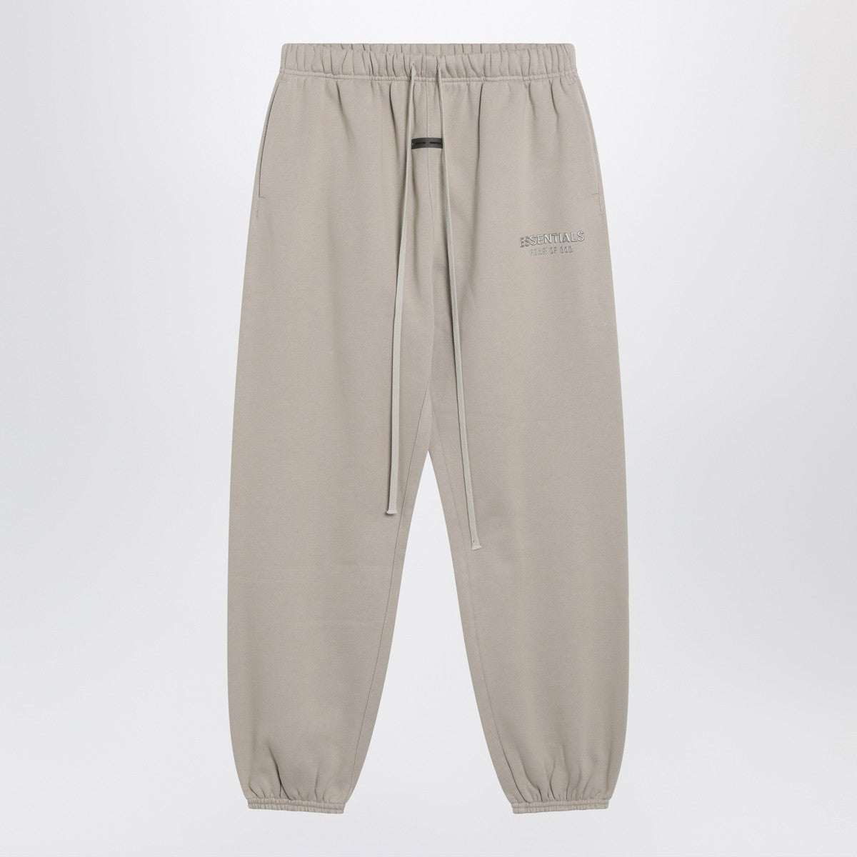 Fear of God Essentials Fear of God Essentials Greige cotton-blend joggers