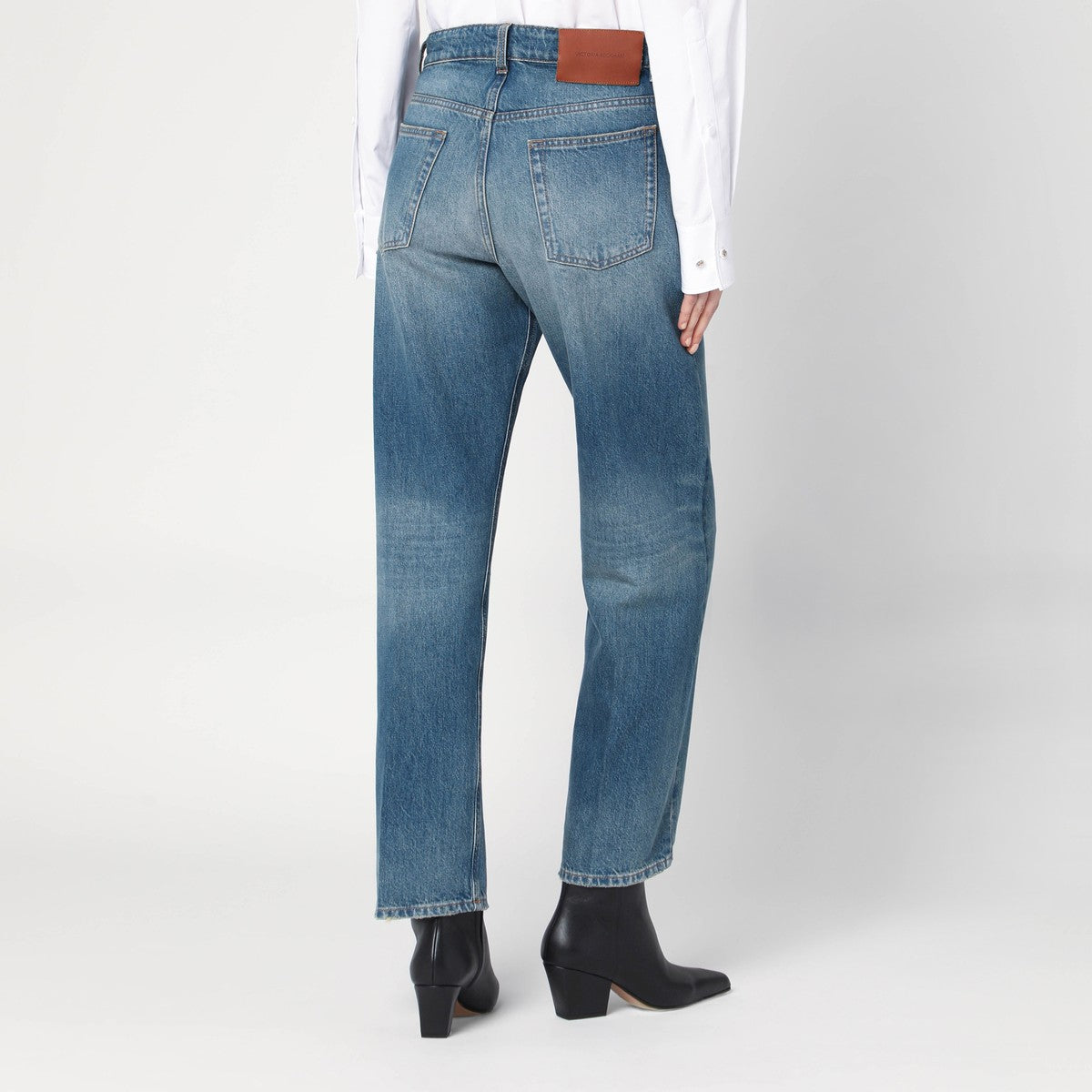 Victoria Beckham Victoria Beckham Bearnie jeans in faded blue
