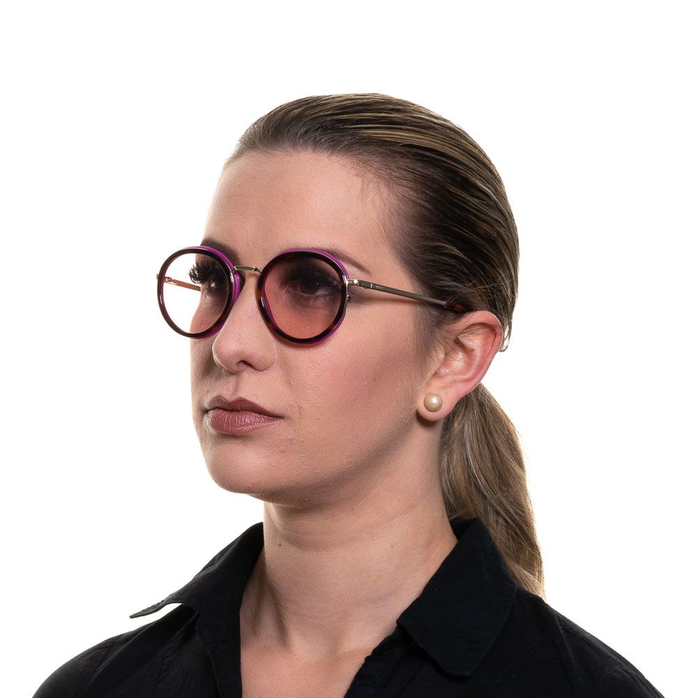 نظارة شمسية نسائية بنية اللون
