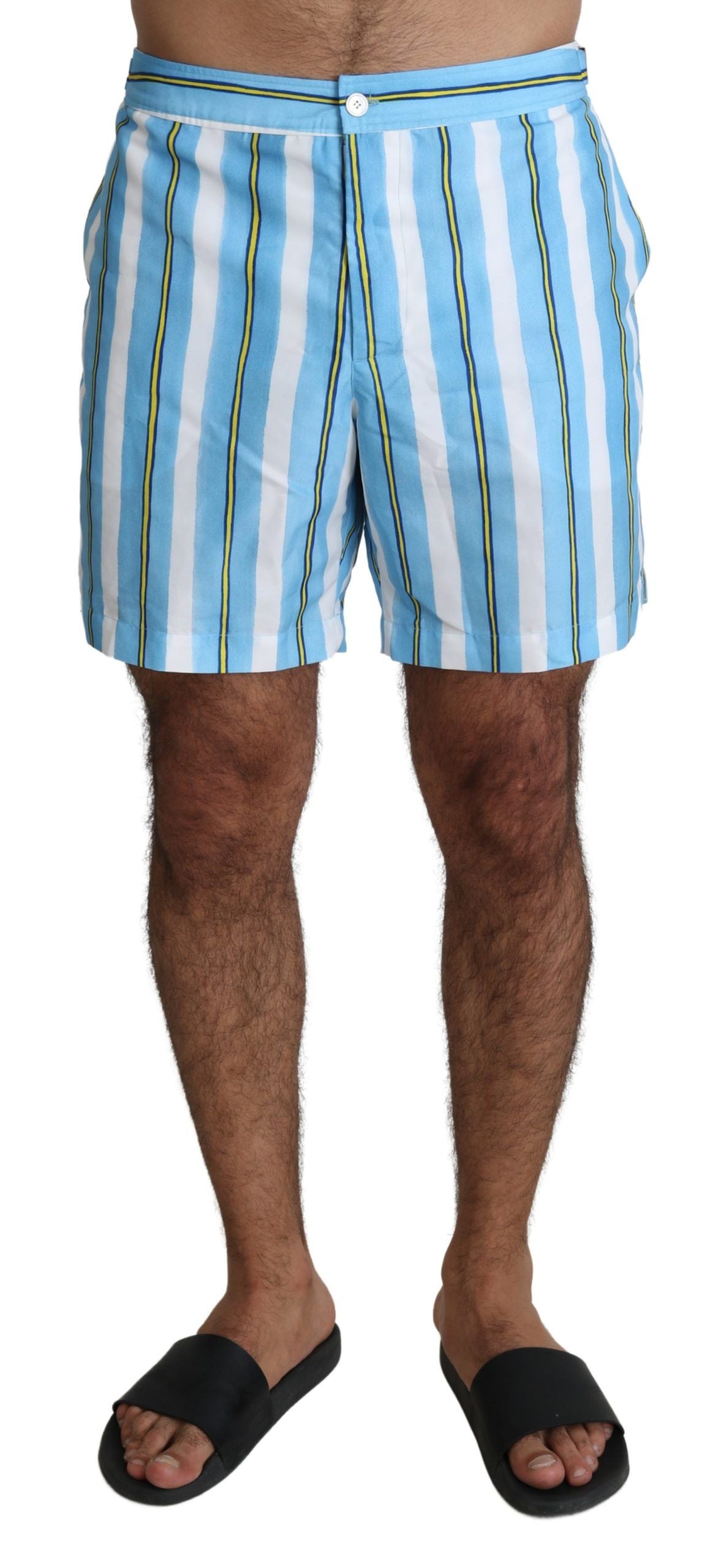 شورت سباحة مخطط أنيق