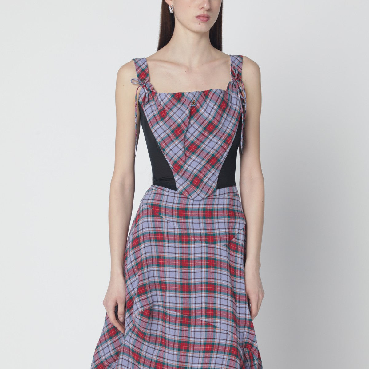 فيفيان ويستوود - مشد من الكتان بنقشة الترتان