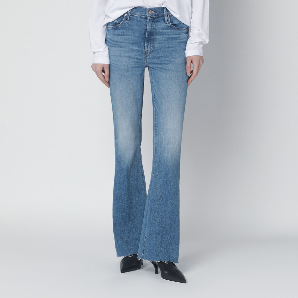 Mother Mother Jeans The Weekender Fray Ride Hard/Live Louder