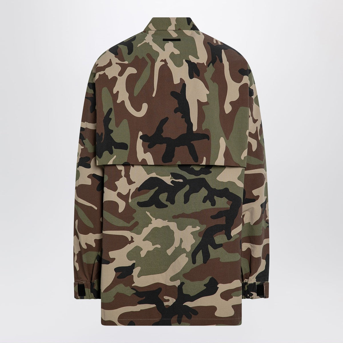 Fear of God Essentials Fear of God Essentials Camouflage recycled nylon blend shirt