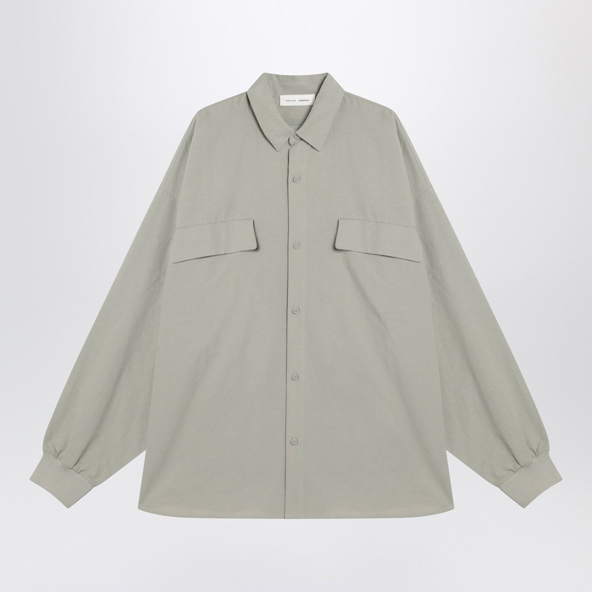 Fear of God Essentials Fear of God Essentials Light grey cotton shirt