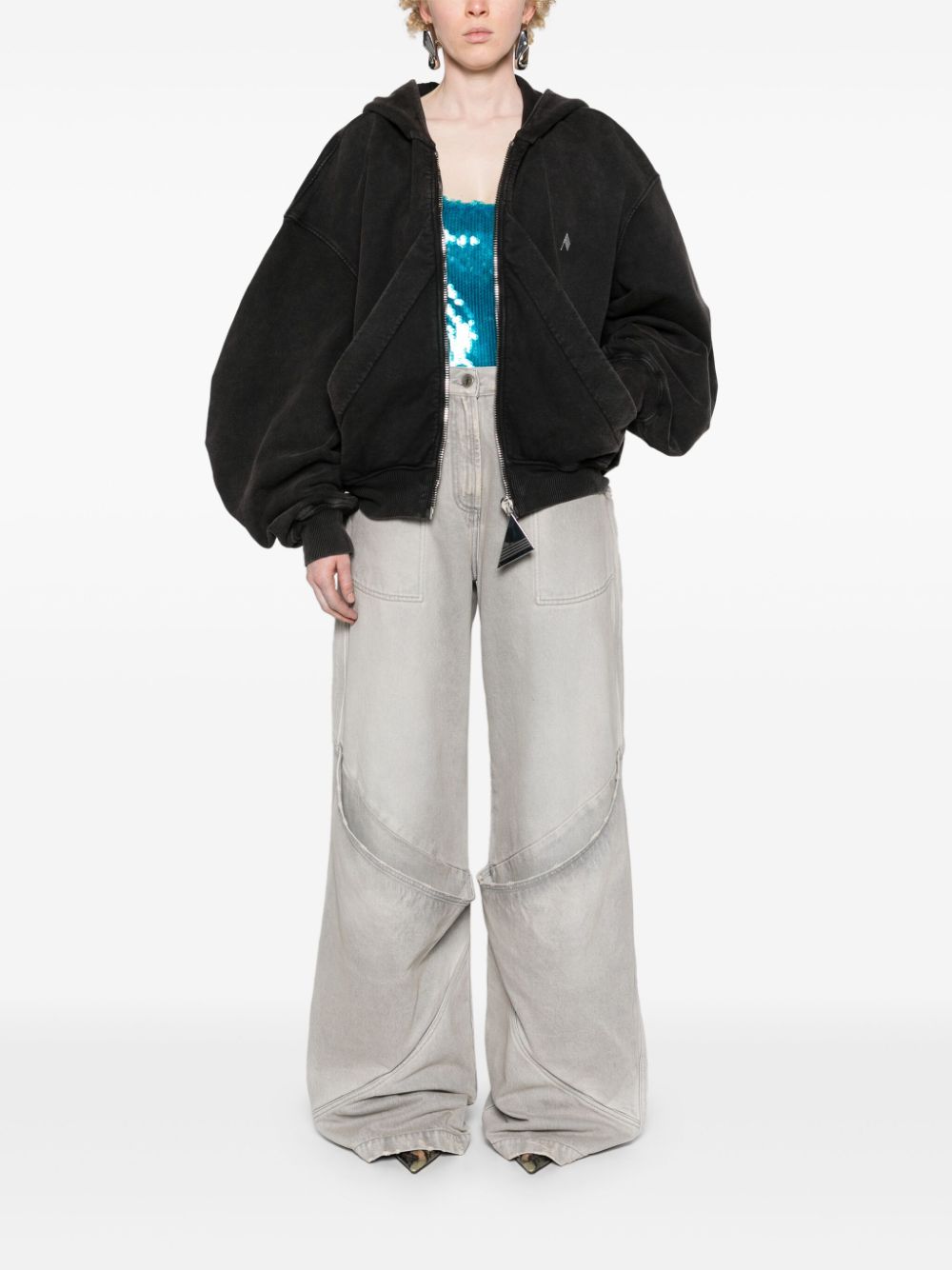 جينز أتيكو الرمادي