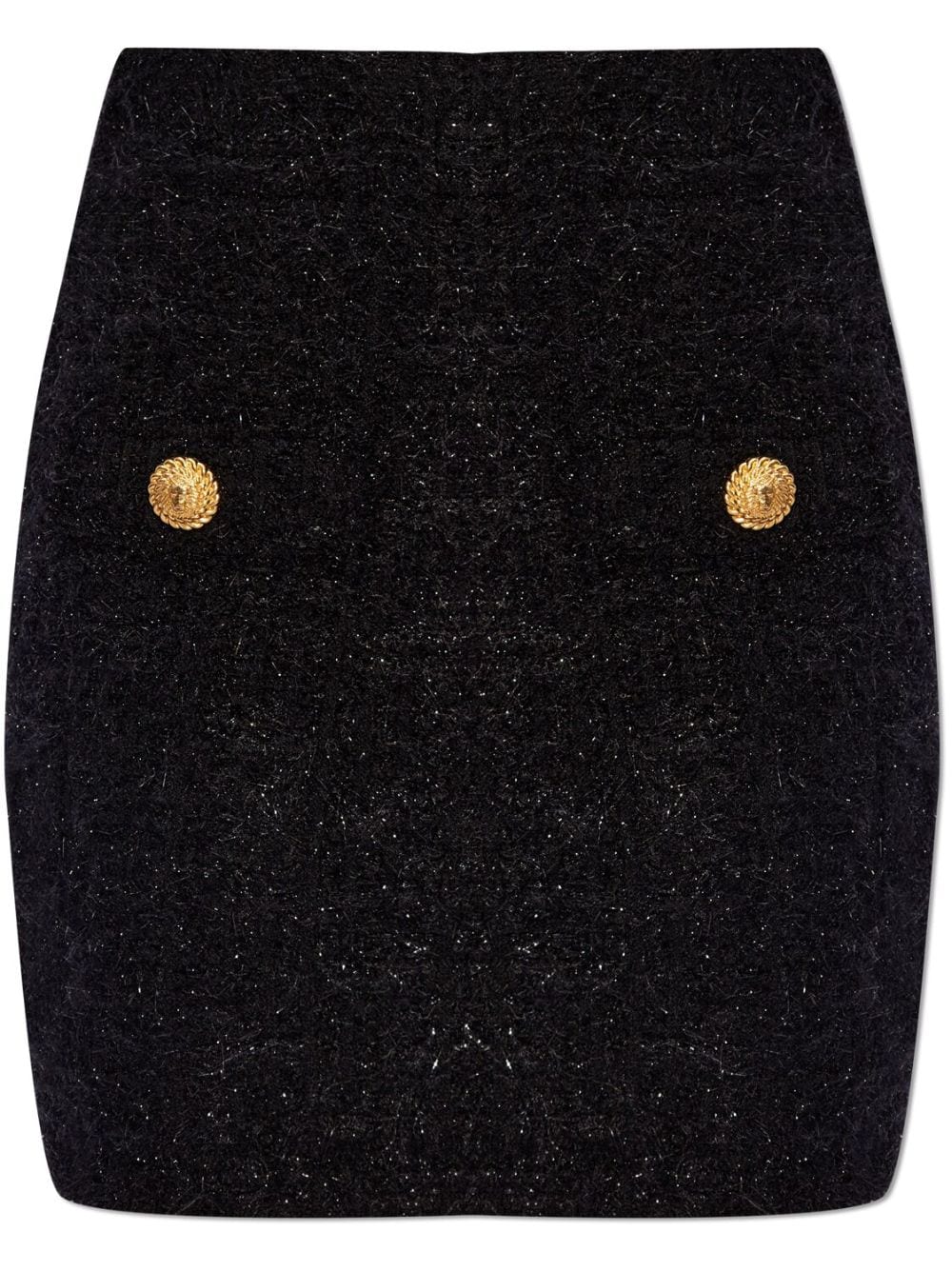 Balmain Balmain High-waisted bouclé miniskirt