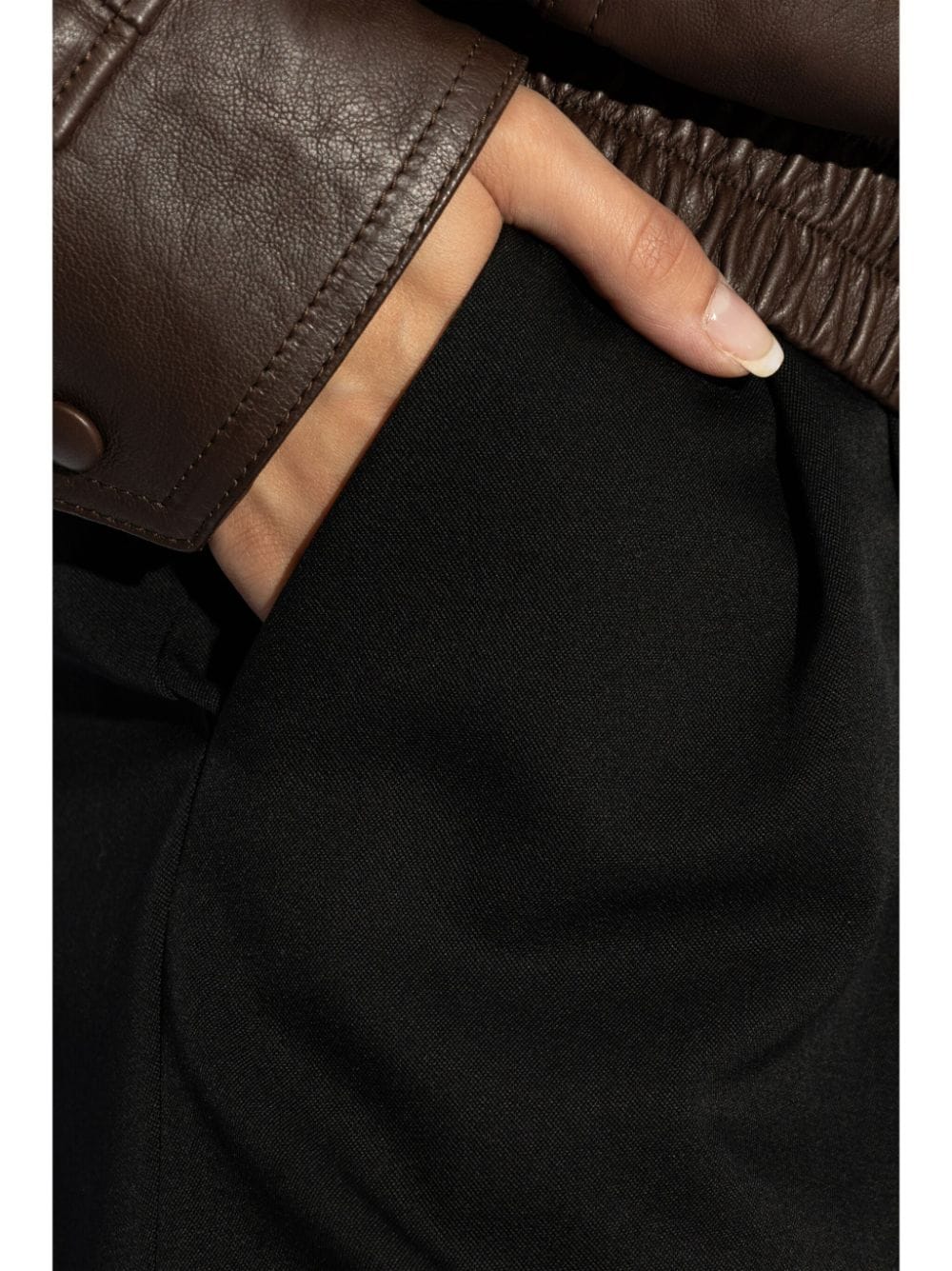 Saint Laurent Saint Laurent grain de poudre wool trousers