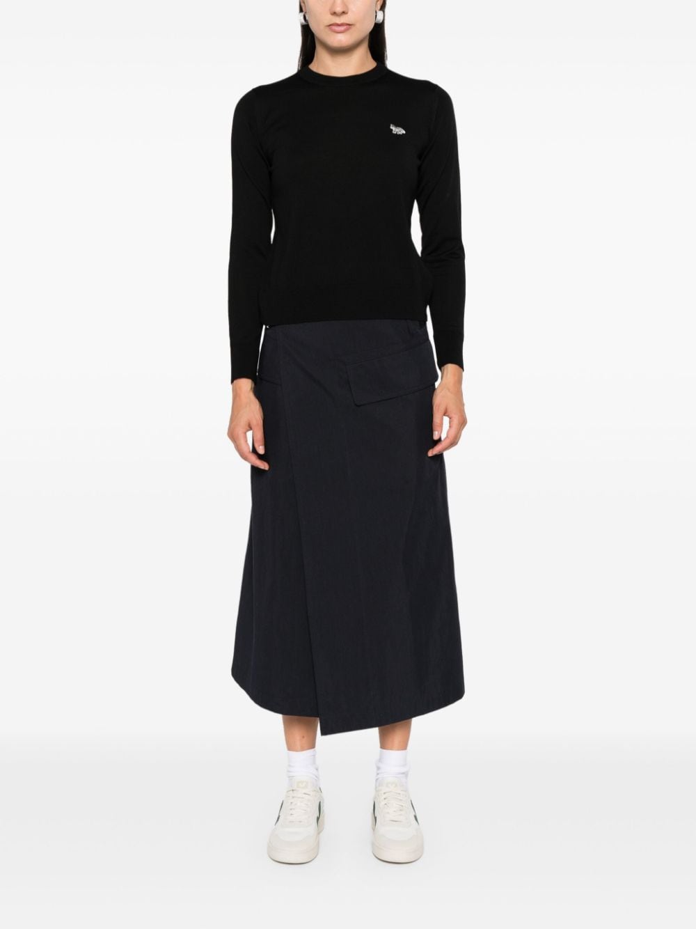 Maison Kitsuné Maison Kitsuné Maison Kitsune Baby Fox-patch sweater