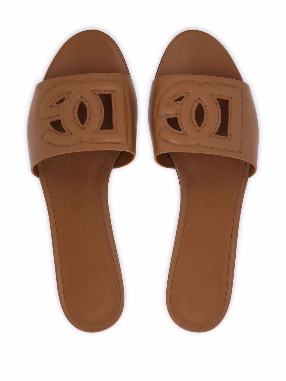 Dolce & Gabbana Dolce & Gabbana DG Logo leather sandals
