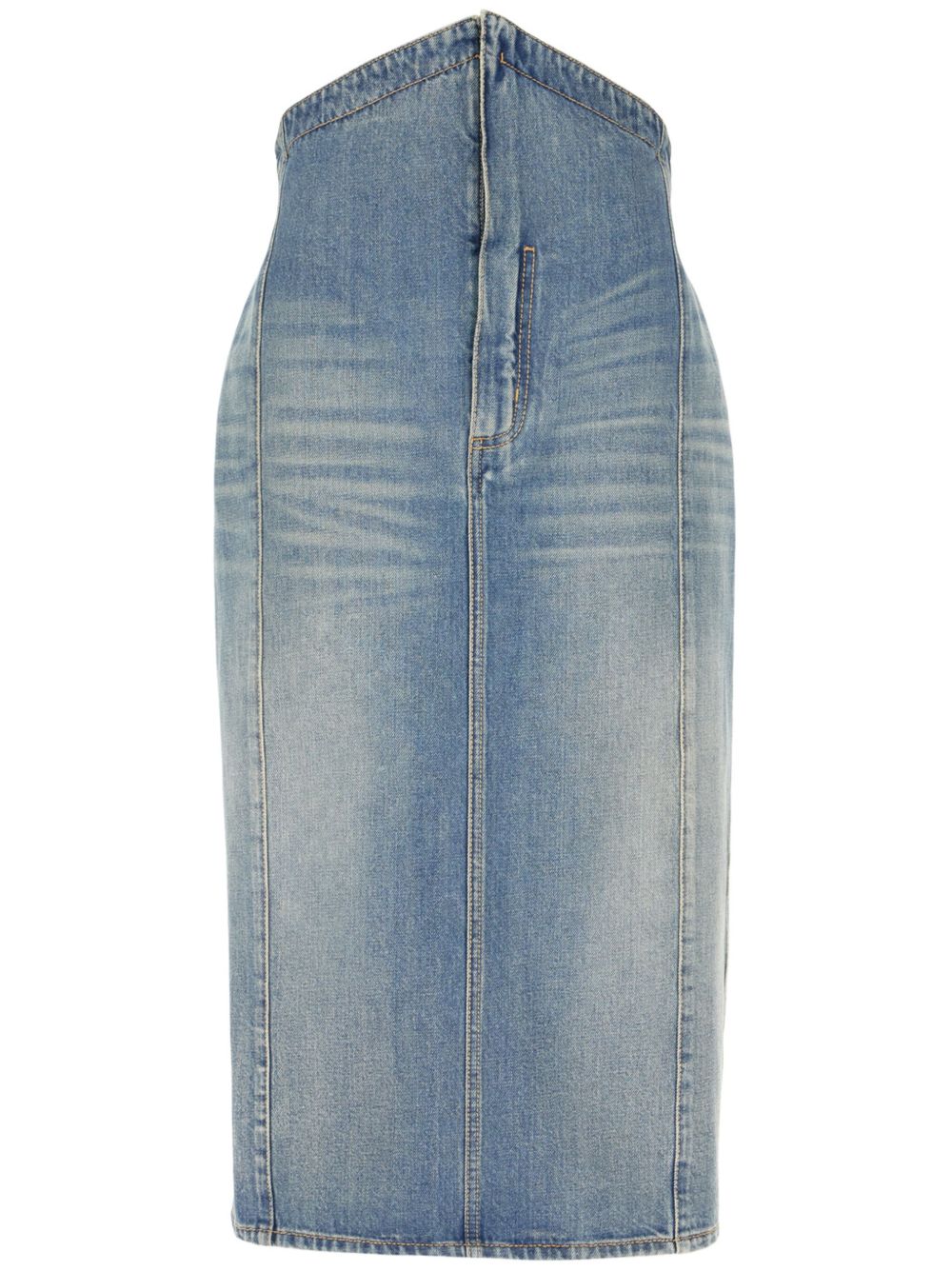 Alexander McQueen Alexander McQueen Denim midi skirt