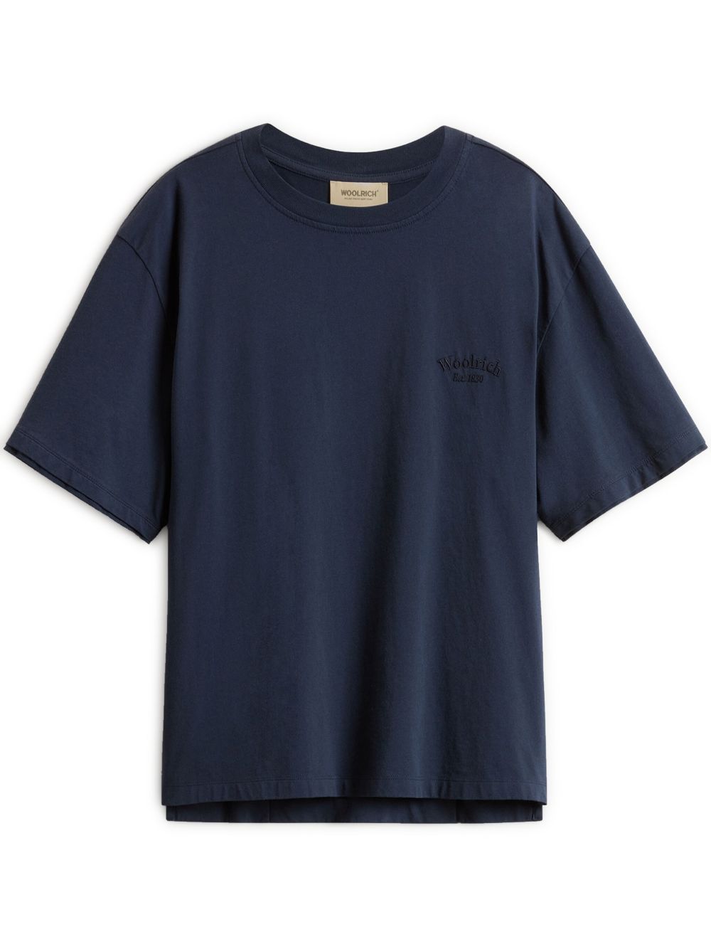 Woolrich Woolrich Pure Pima Cotton T-Shirt with Logo