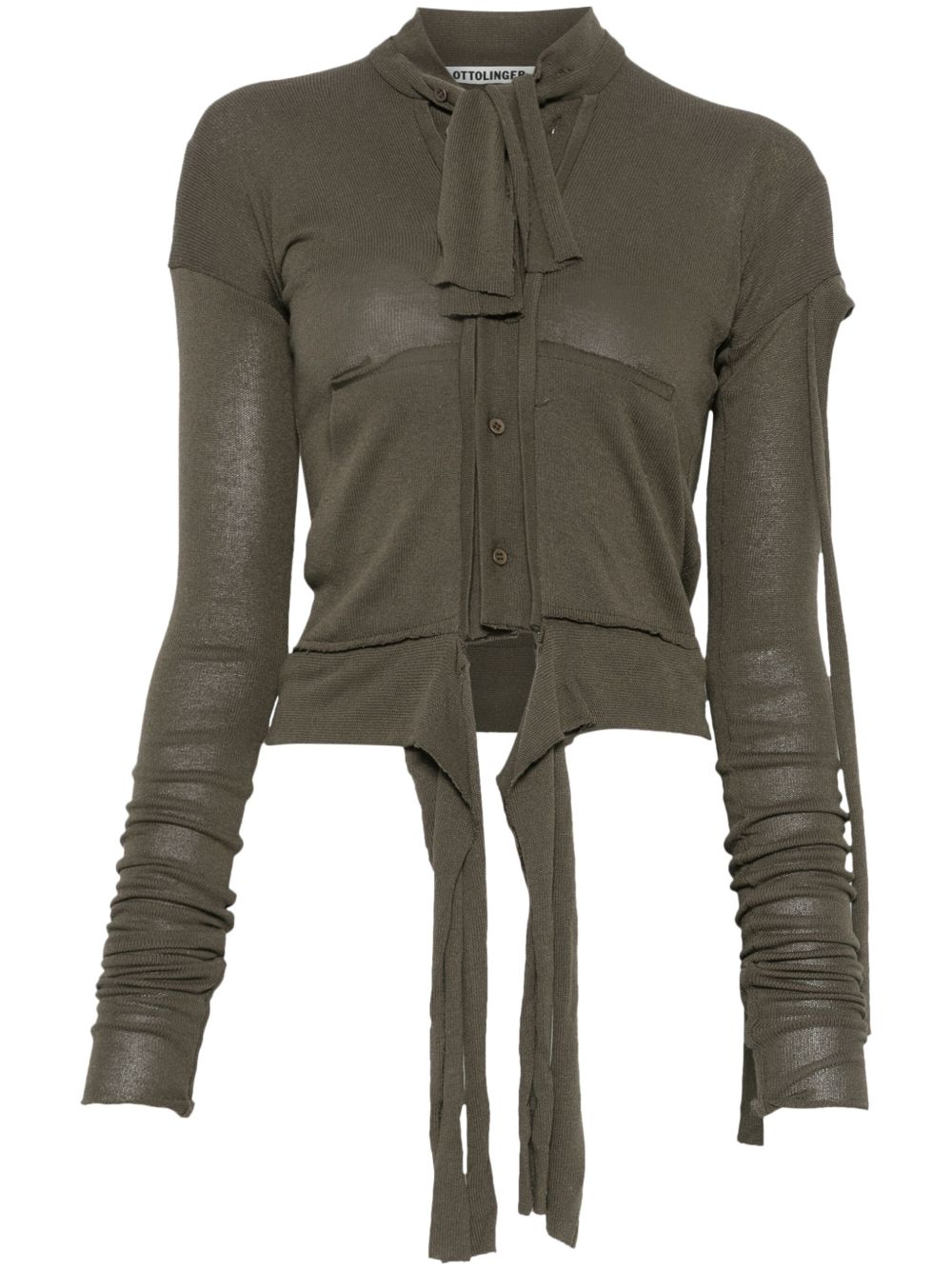 Ottolinger Ottolinger deconstructed cardigan
