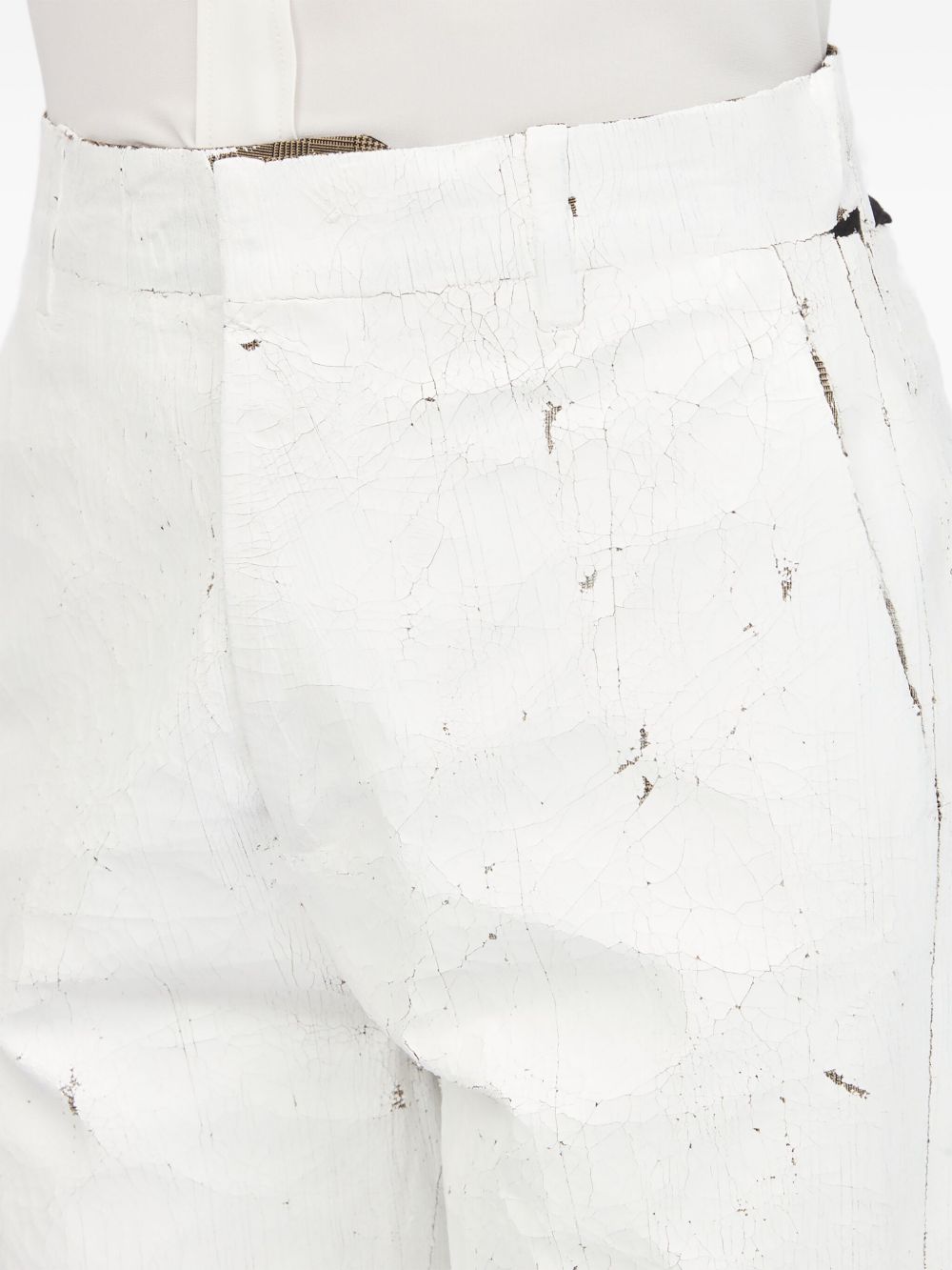 MM6 Maison Margiela Trousers White