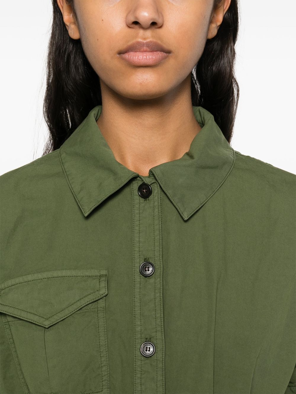 Woolrich Woolrich belted waist shirt dress