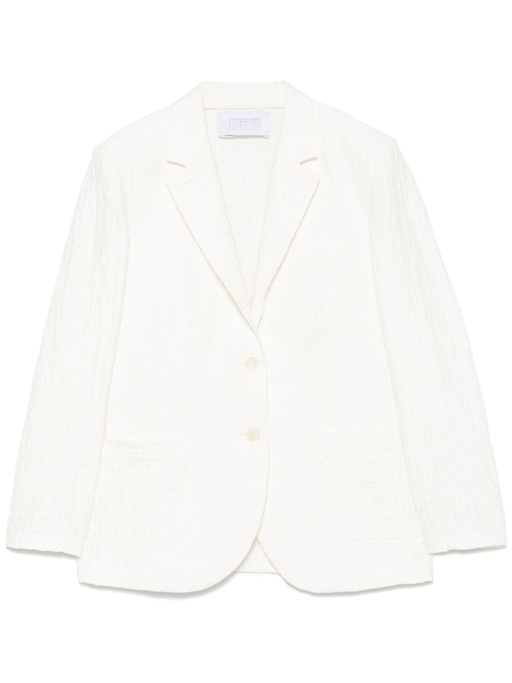 Harris Wharf London Harris Wharf London crinkled shoulder-pads blazer