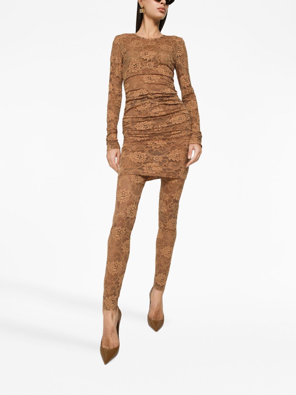 Dolce & Gabbana Dolce & Gabbana Short floral lace dress