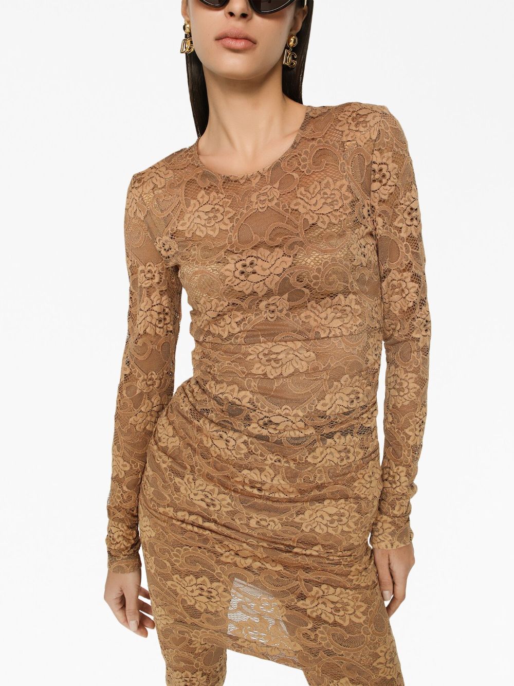 Dolce & Gabbana Dolce & Gabbana Short floral lace dress
