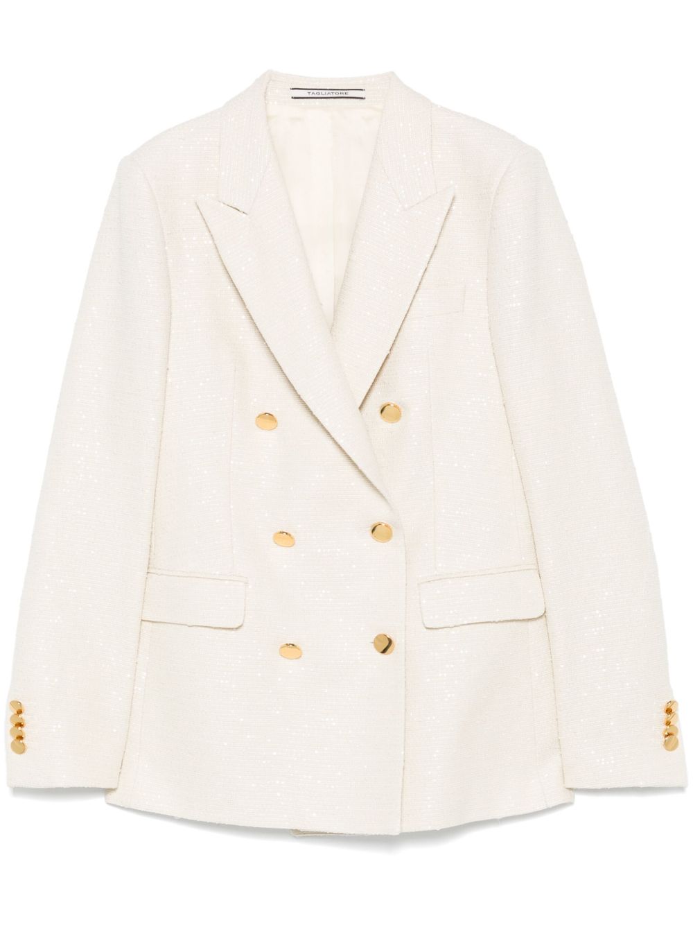 Tagliatore Tagliatore Cotton blend double-breasted jacket