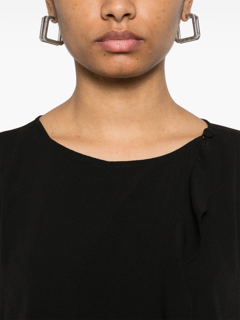 سترة قميص بكشكشة انسيابية من إمبوريو أرماني