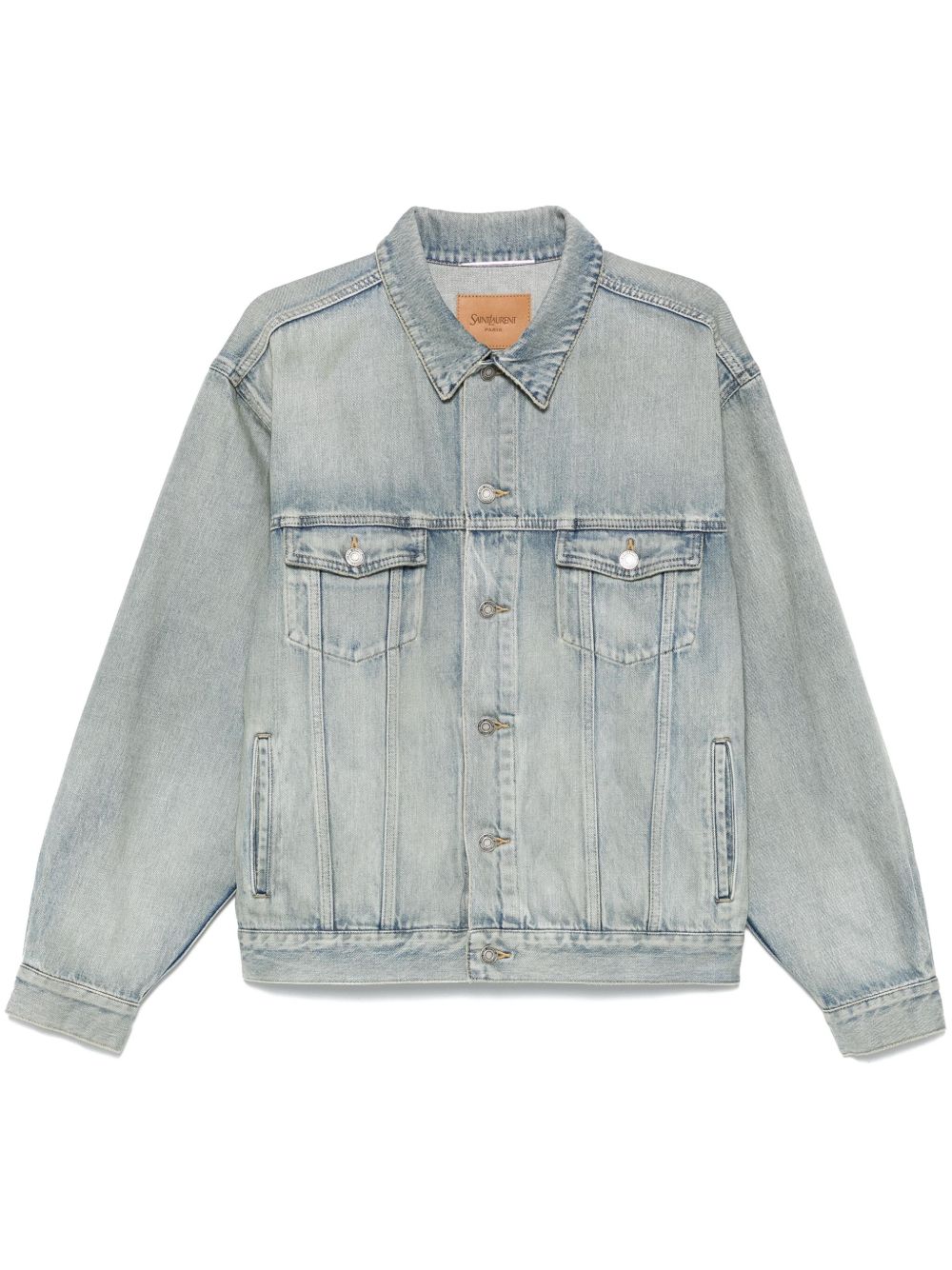 Saint Laurent Saint Laurent Distressed Denim Jacket