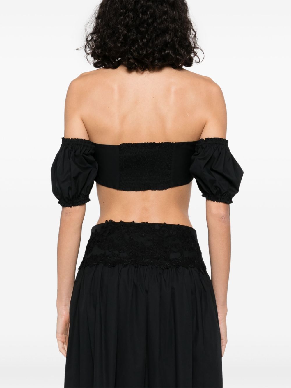 Ermanno Scervino Ermanno Scervino Off-shoulder Lace detail cotton top