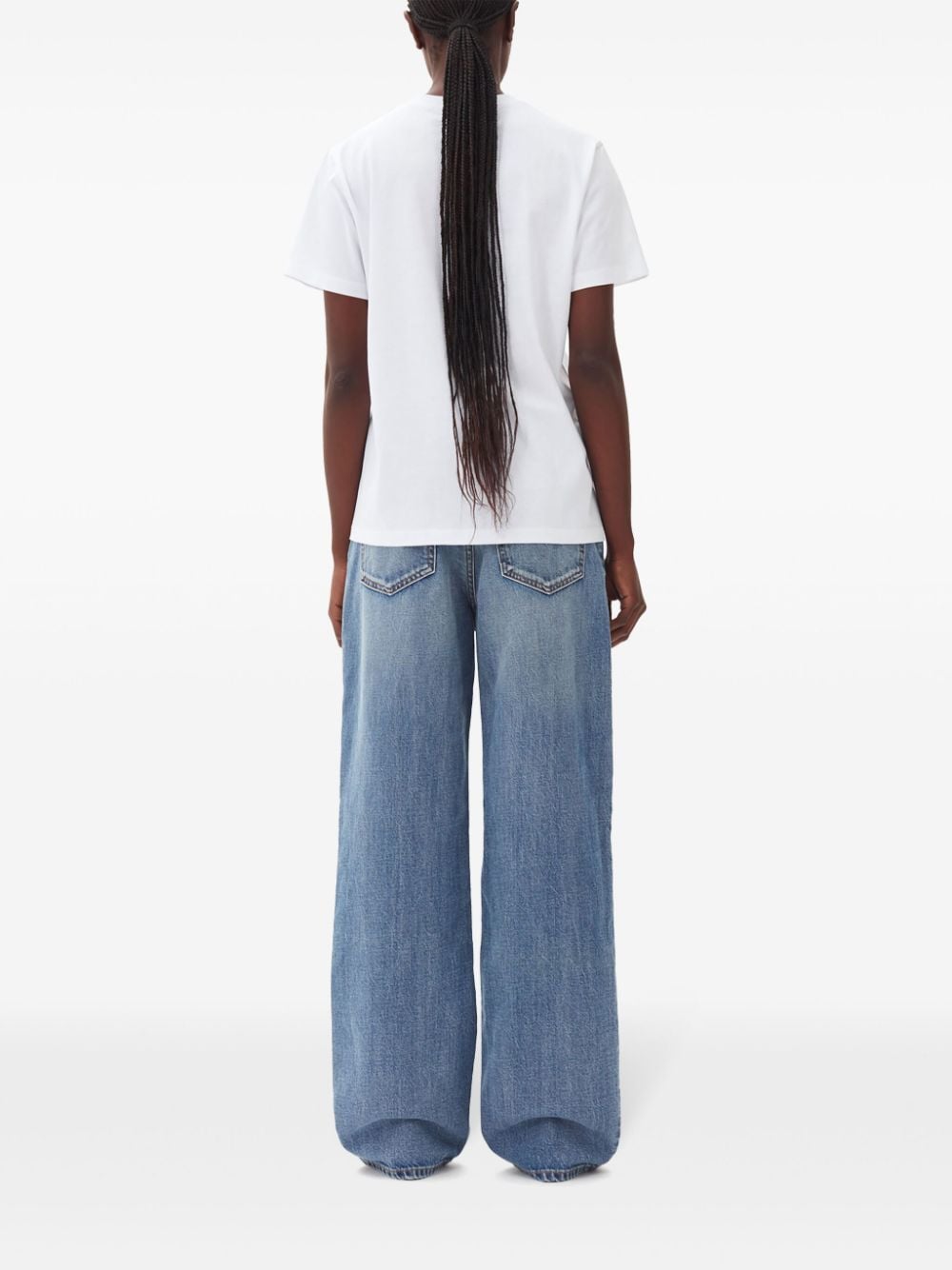 Ganni GANNI T-shirts and Polos White